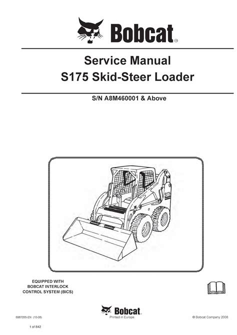 2008 bobcat s175 skid steer loader|bobcat s175 manual pdf.